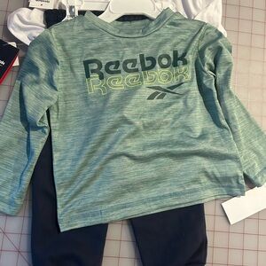 Reebok Kids Teal Long Sleeve Tee